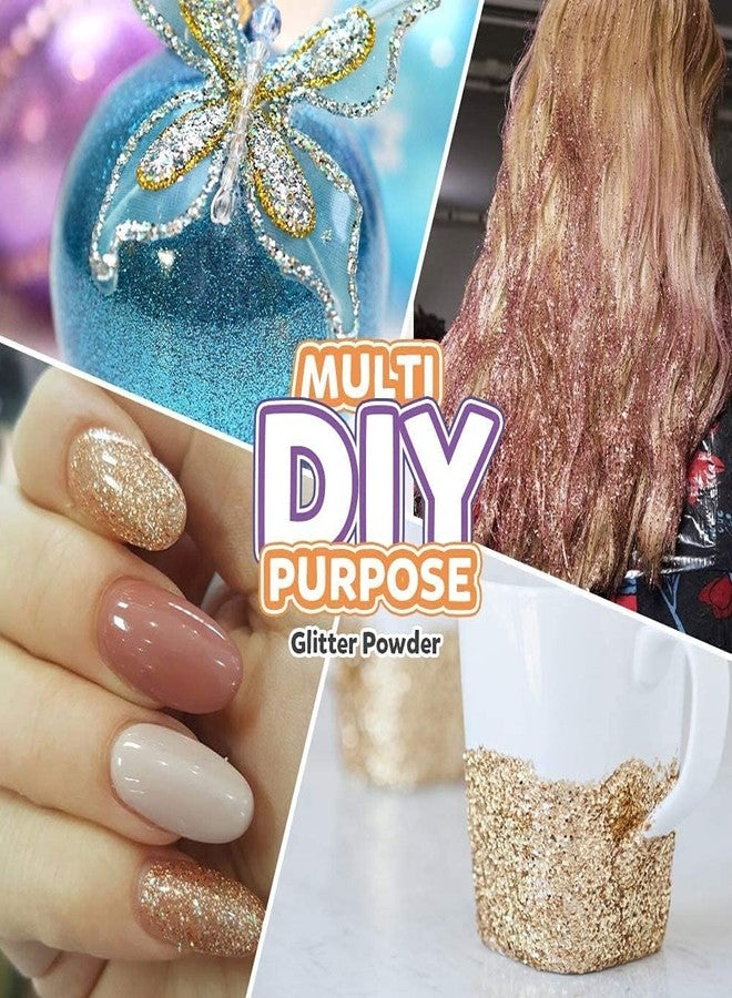 ECLET مجموعة إيكليت من 12 لونًا من مسحوق الراتنج الناعم جدًا، مسحوق راتنج فائق النعومة، مناسب للأظافر، وحرف يدوية متنوعة لفن راتنج الإيبوكسي، وشعر الجسم والوجه، وصناعة الشموع. - Image 5